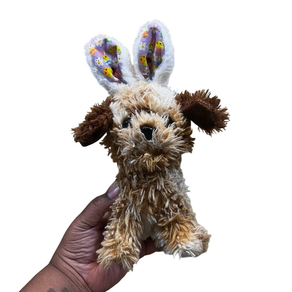2024 Walmart Yorkie Easter‎ Dog Plush Bunny Ears Stuffed Animal 10” Spring Toy